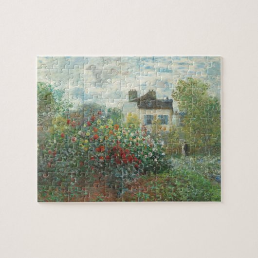Künstlergarten Renoir Impressionist Malerei Puzzle (Horizontal)