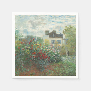 Künstlergarten Renoir Impressionist Malerei Serviette