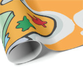 Künstlergemälde Geschenkpapier (Rolleneckpunkt)