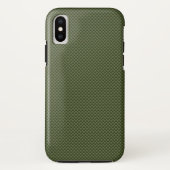 Künstlergrüne Carbon-Faser Case-Mate iPhone Hülle (Rückseite)