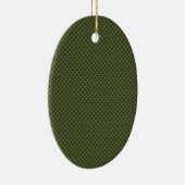 Künstlergrüne Carbon-Faser Keramikornament (Rechts)