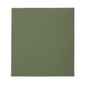 Künstlergrüne Carbon-Faser Notizblock (Vorderseite)