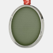 Künstlergrüne Carbon-Faser Silbernes Ornament (Links)
