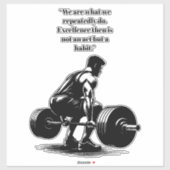 Künstlerhebe Aufkleber (Blatt)