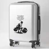 Künstlerhebe Aufkleber (Koffer)