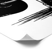 Künstlerhebe Poster (Ecke)