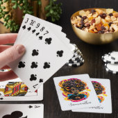 Künstlerin Afro Woman Spielkarten (In Situ)