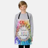 KünstlerIn Arbeit Spaß Farbenfrohe Kunst Kinder Schürze (Getragen)