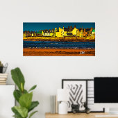 Künstlerin beeindruckt Elie Fife Scotland Poster (Heimbüro)