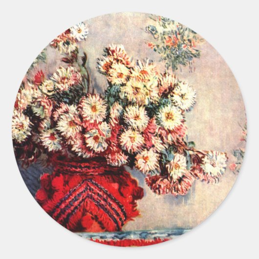 Künstlerin Claude Monet Stickers (Vorderseite)