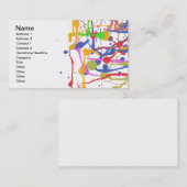 Künstlerin Custom Visitenkarte (Vorne/Hinten)