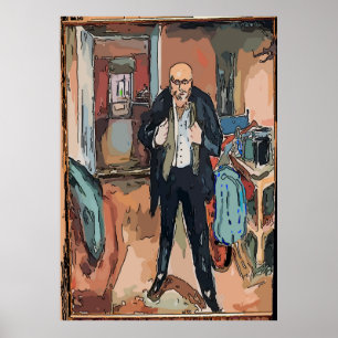 Künstlerin geht aus poster