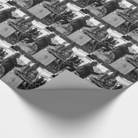 Künstlerin Geschenkpapier (Ecke)