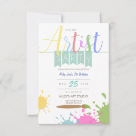 Künstlerin | PARTY Einladung