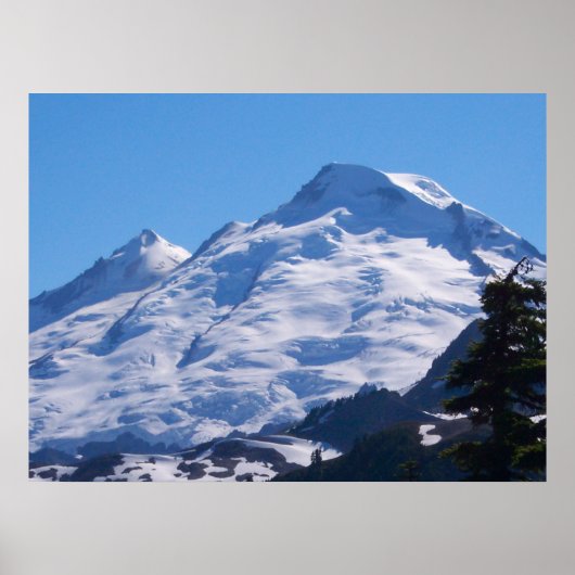 Künstlerin Point Mt. Baker Poster (Vorne)