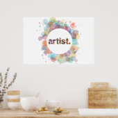 Künstlerin Poster (Küche)