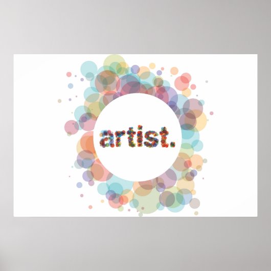 Künstlerin Poster (Vorne)