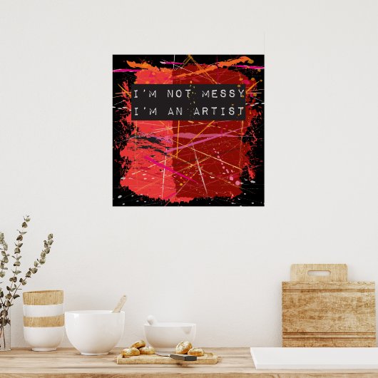 Künstlerin Poster (Küche)