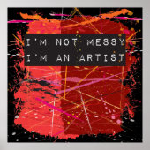 Künstlerin Poster (Vorne)