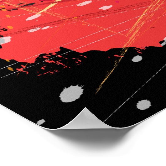 Künstlerin Poster (Ecke)