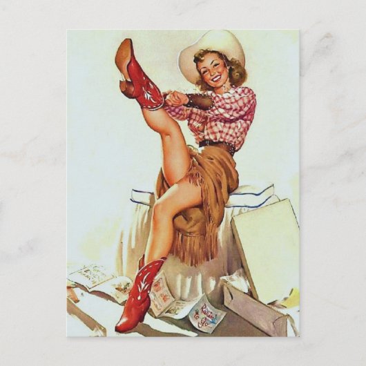 Künstlerin Postkarte (Vorderseite)