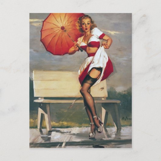 Künstlerin Postkarte (Vorderseite)