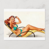 Künstlerin Postkarte (Vorderseite)