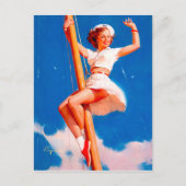 Künstlerin Postkarte (Vorderseite)