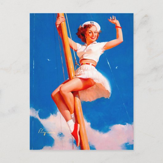 Künstlerin Postkarte (Vorderseite)