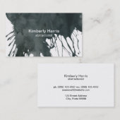 Künstlerin Visitenkarte (Vorne/Hinten)