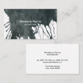 Künstlerin Visitenkarte (Vorne/Hinten)