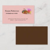 Künstlerin Visitenkarte (Vorne/Hinten)