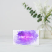 Künstlerin | Wasserfarbe Visitenkarte (Stehend Vorderseite)