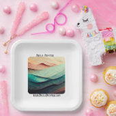 KünstlerInnen Empfang Marketing anzeigen Pappteller (Party)