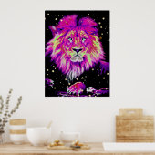 *~* Künstlerisch AP23 Artistic Celestial BOLD PINK Poster (Küche)