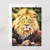 *~* Künstlerisch AP23 Artistic Celestial Golden LI Postkarte (Vorne/Hinten)