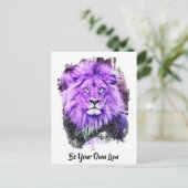 *~* Künstlerisch AP23 Künstlerische Malerei Violet Postkarte (Stehend Vorderseite)