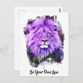 *~* Künstlerisch AP23 Künstlerische Malerei Violet Postkarte (Vorne/Hinten)