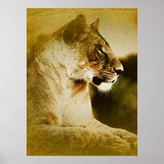 *~* Künstlerisch AP23 Künstliche Wasserfarbe Golde Poster (Vorne)