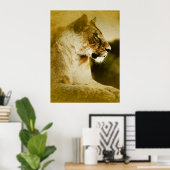 *~* Künstlerisch AP23 Künstliche Wasserfarbe Golde Poster (Heimbüro)