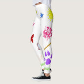 Künstlerisch bedruckte Leggings (Links)