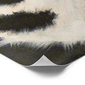 Künstlerisch bemalt Tigeraugendesign Poster (Ecke)