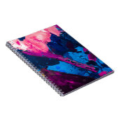 Künstlerisch bemalte Textur, moderne Dekoration. Notizblock (Rechte Seite)