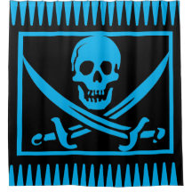 Künstlerisch Blue Pirate Skull