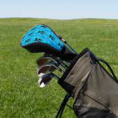 Künstlerisch Blue Psychiatrist Rorschach Blot Golf Headcover (In SItu)