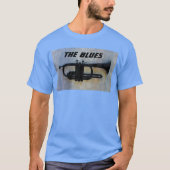 Künstlerisch Blues Trumpet T-Shirt (Vorderseite)