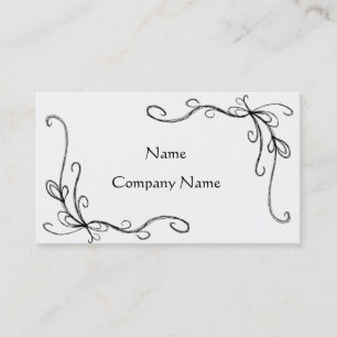 Künstlerisch blühen Sie Geschäfts-Karte Visitenkarte