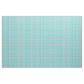 Künstlerisch Coral Aquamarin Abstrakt Ikat Geometr Stoff (Yard (91,4 cm))