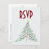 Künstlerisch dekorierte Weihnachtsbaum-UAWG Postkarte (Vorne/Hinten)