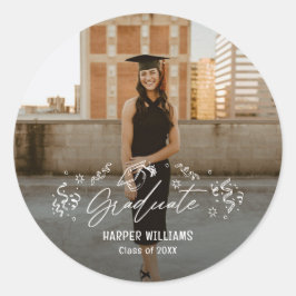 Künstlerisch Doodles Abschluss Stickers Umschlag A